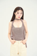 画像をギャラリービューアに読み込む, necktie knit camisole