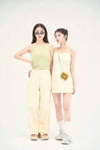 画像をギャラリービューアに読み込む, leather patch wide pants