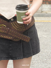 画像をギャラリービューアに読み込む, denim miniskirt belt SET