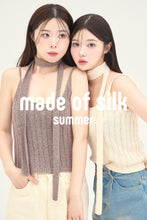 画像をギャラリービューアに読み込む, necktie knit camisole