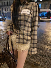 画像をギャラリービューアに読み込む, just checked shirt