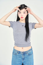 画像をギャラリービューアに読み込む, ribbon LOGO embroidery H/S TEE