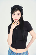 画像をギャラリービューアに読み込む, ribbon LOGO embroidery H/S TEE