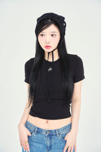 画像をギャラリービューアに読み込む, ribbon LOGO embroidery H/S TEE