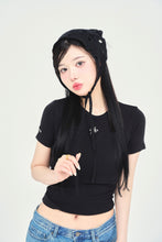 画像をギャラリービューアに読み込む, ribbon LOGO embroidery H/S TEE