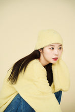 画像をギャラリービューアに読み込む, Feather knit bucket hat cardigan set