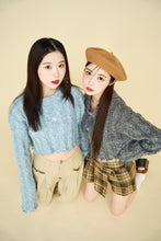 画像をギャラリービューアに読み込む, long sleeve mix knit