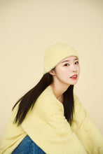 画像をギャラリービューアに読み込む, Feather knit bucket hat cardigan set