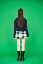 画像をギャラリービューアに読み込む, check belt mini skirt