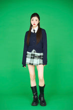 画像をギャラリービューアに読み込む, check belt mini skirt