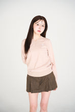 画像をギャラリービューアに読み込む, vneck logo embroidery knit