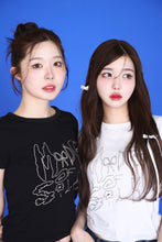 画像をギャラリービューアに読み込む, hand illustration TEE