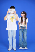 画像をギャラリービューアに読み込む, flower print bigTEE