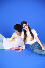 画像をギャラリービューアに読み込む, flower print miniTEE