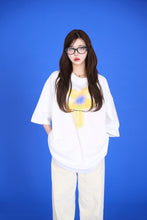 画像をギャラリービューアに読み込む, flower print bigTEE