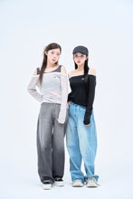 画像をギャラリービューアに読み込む, off shoulder layered TEE