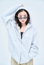 画像をギャラリービューアに読み込む, Wappen zip-up hoodie