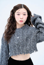 画像をギャラリービューアに読み込む, long sleeve mix knit