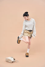 画像をギャラリービューアに読み込む, long sleeve mix knit