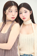 画像をギャラリービューアに読み込む, necktie knit camisole