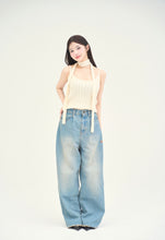 画像をギャラリービューアに読み込む, denim wide pants