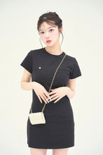 画像をギャラリービューアに読み込む, half sleeve mini onepiece