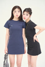 画像をギャラリービューアに読み込む, half sleeve mini onepiece