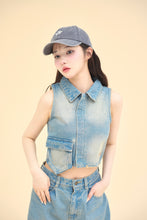 画像をギャラリービューアに読み込む, denim vest