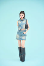 画像をギャラリービューアに読み込む, denim vest