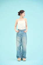 画像をギャラリービューアに読み込む, denim wide pants