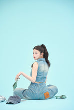 画像をギャラリービューアに読み込む, denim wide pants