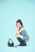 画像をギャラリービューアに読み込む, denim mini skirt