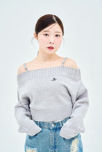 画像をギャラリービューアに読み込む, off shoulder knit