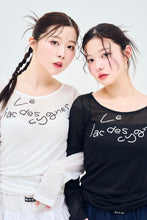 画像をギャラリービューアに読み込む, sheer logo TEE