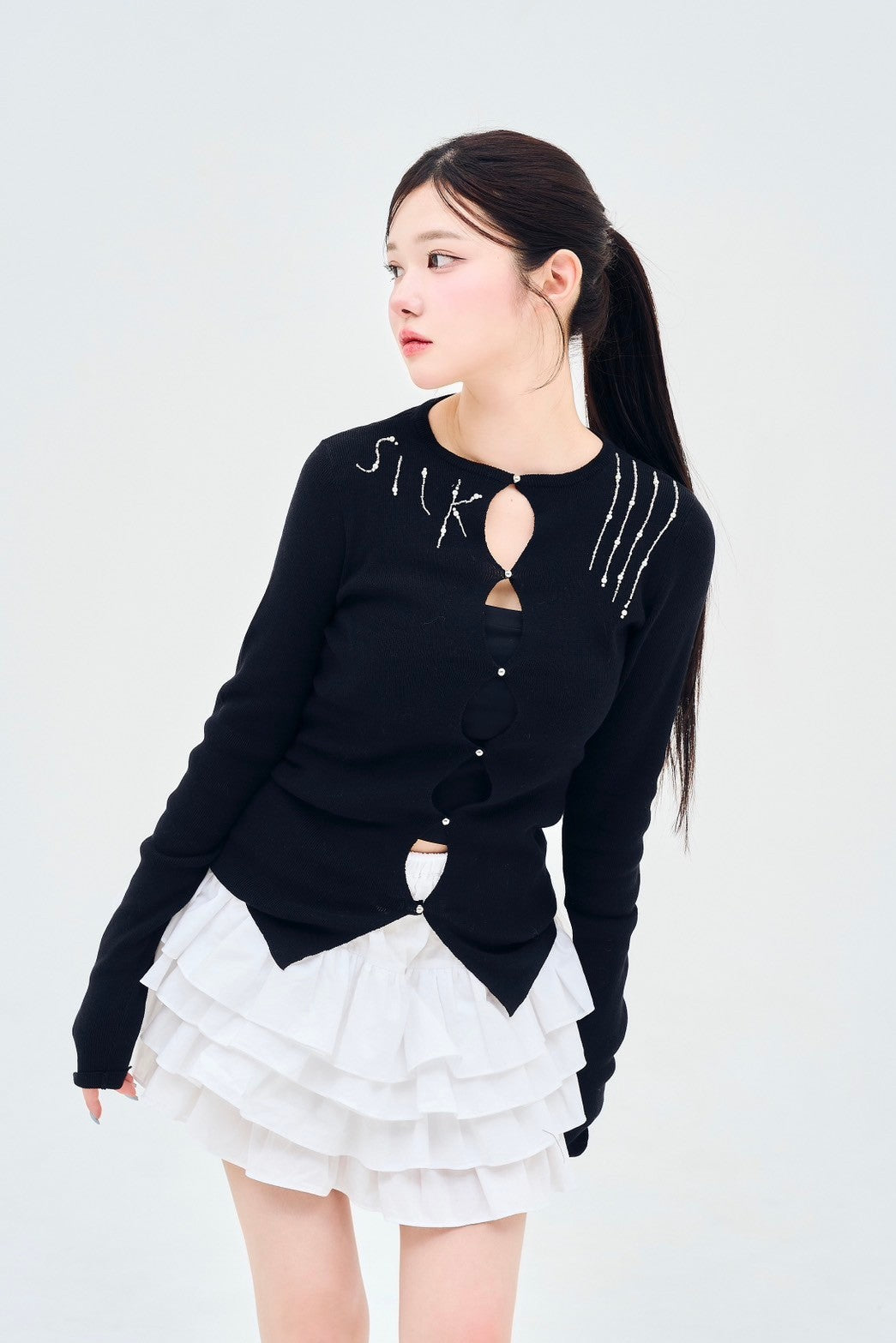ニット セーター BIJOU KNIT レディース セール】Bijou Cross Tite Knit（ニット/セーター）｜DAIRIKU