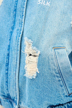 画像をギャラリービューアに読み込む, damage denim jacket