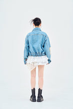 画像をギャラリービューアに読み込む, denim remake skirt