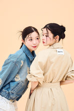 画像をギャラリービューアに読み込む, damage denim jacket