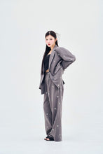 画像をギャラリービューアに読み込む, Flower embroidery wide pants