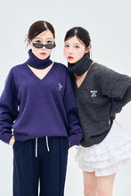 画像をギャラリービューアに読み込む, Neck warmer V knit