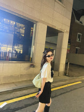 画像をギャラリービューアに読み込む, Frill heart half sleeve TEE