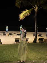 画像をギャラリービューアに読み込む, gathered long one-piece