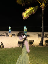 画像をギャラリービューアに読み込む, gathered long one-piece