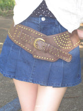 画像をギャラリービューアに読み込む, denim miniskirt belt SET
