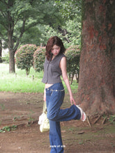 画像をギャラリービューアに読み込む, center line wide denim
