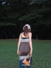 画像をギャラリービューアに読み込む, race satin camisole one-piece
