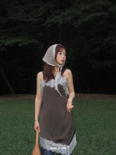 画像をギャラリービューアに読み込む, race satin camisole one-piece

