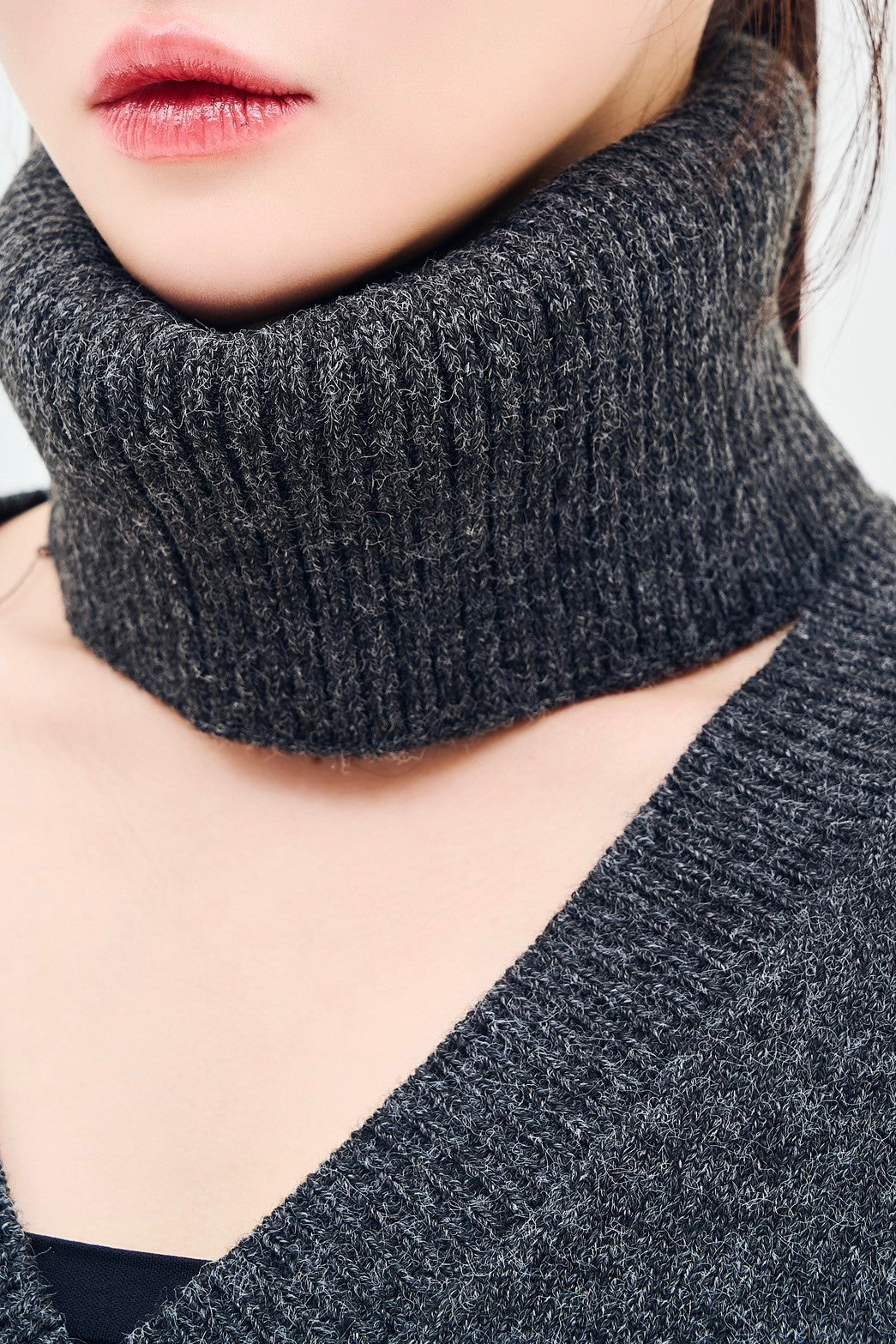 Neck warmer V knit – made of silk