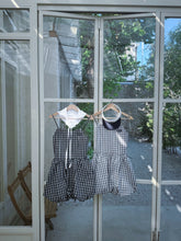 画像をギャラリービューアに読み込む, check balloon cami one-piece
