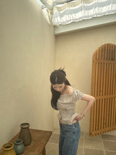 画像をギャラリービューアに読み込む, check off-shoulder blouse
